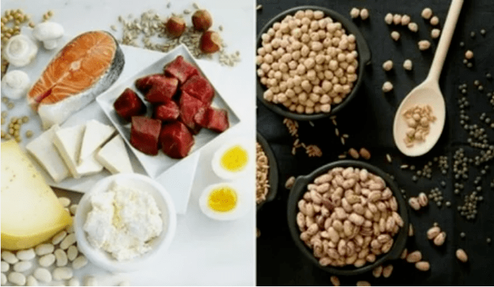 Beispiele für Proteindiätprodukte