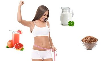 Diäten zum Abnehmen von 7 kg in einer Woche.