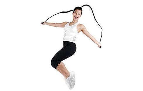 Übungen mit Seilspringen zum Abnehmen im Bauch- und Seitenbereich